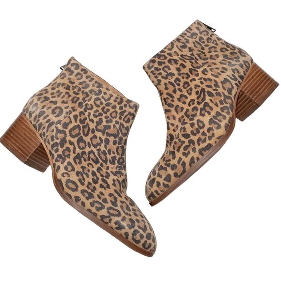 Seychelles Floodplain Leopard Bootie 8.5 Brown NEW - Picture 2 of 9